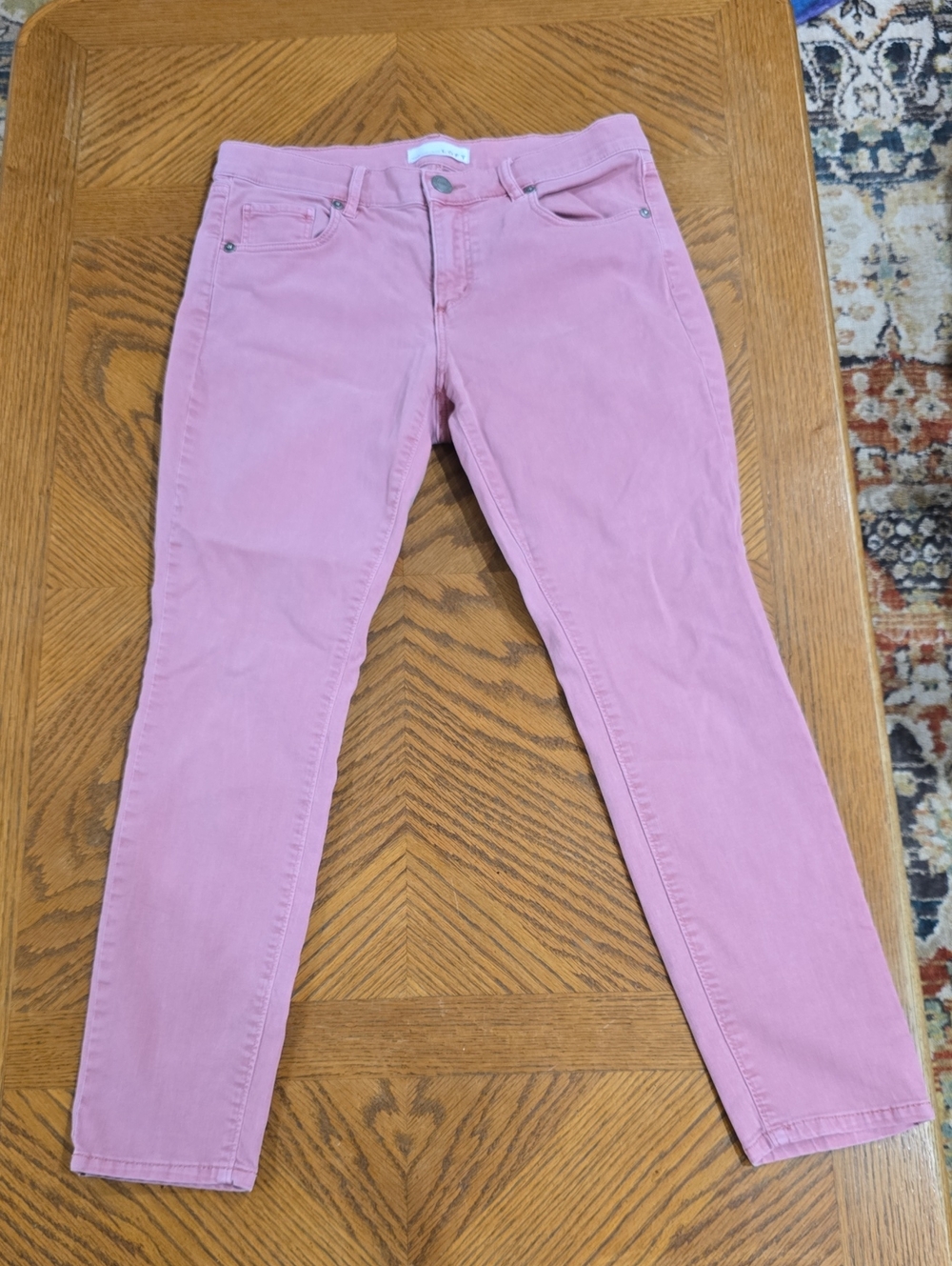 LOFT Dusty Pink Skinny Jeans